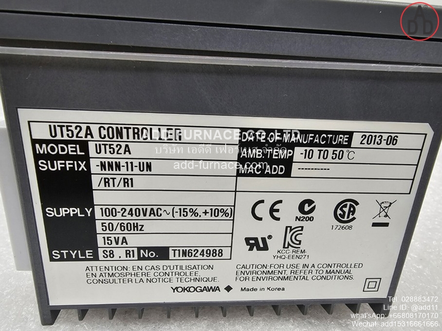 Yokogawa UT52A-NNN-11-UN/RT/R1 (6)